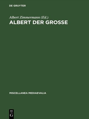cover image of Albert der Große